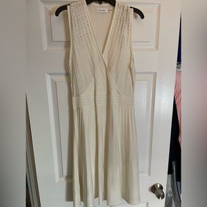 Calvin Klein Off white dress